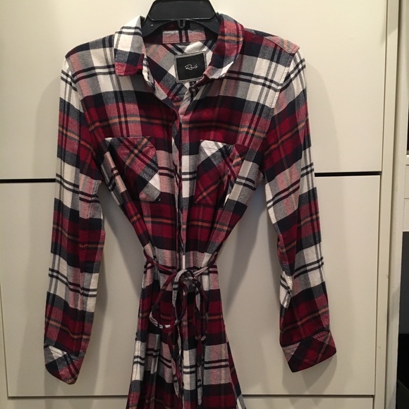 Rails Plaid shirt dress size small - Picture 1 of 6